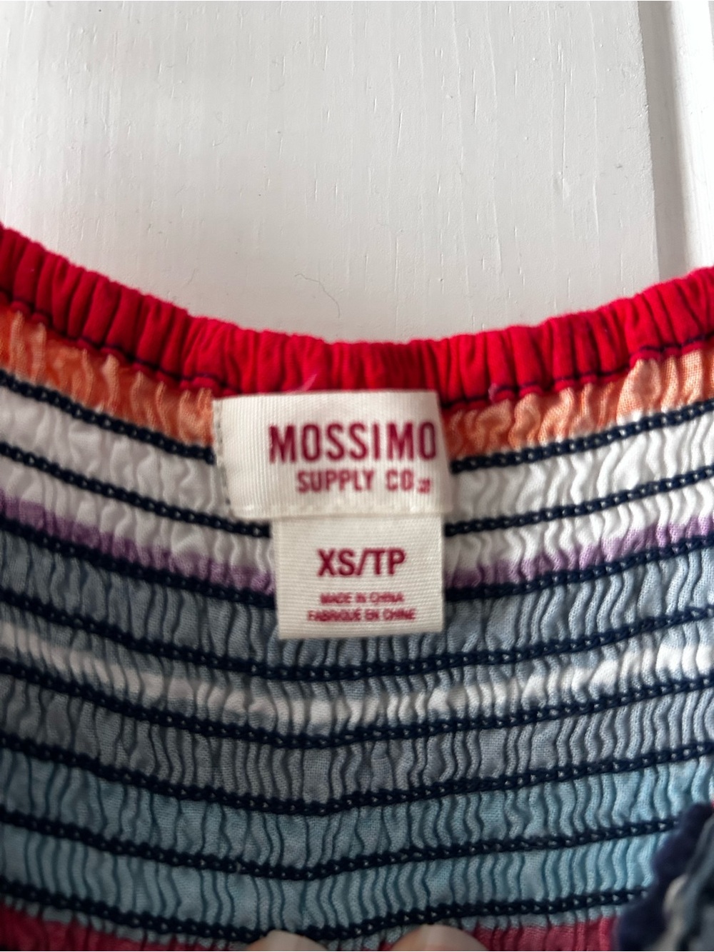Mossimo Supply Co. | Striped Red, Blue & White Sundress - Picture 2 of 2